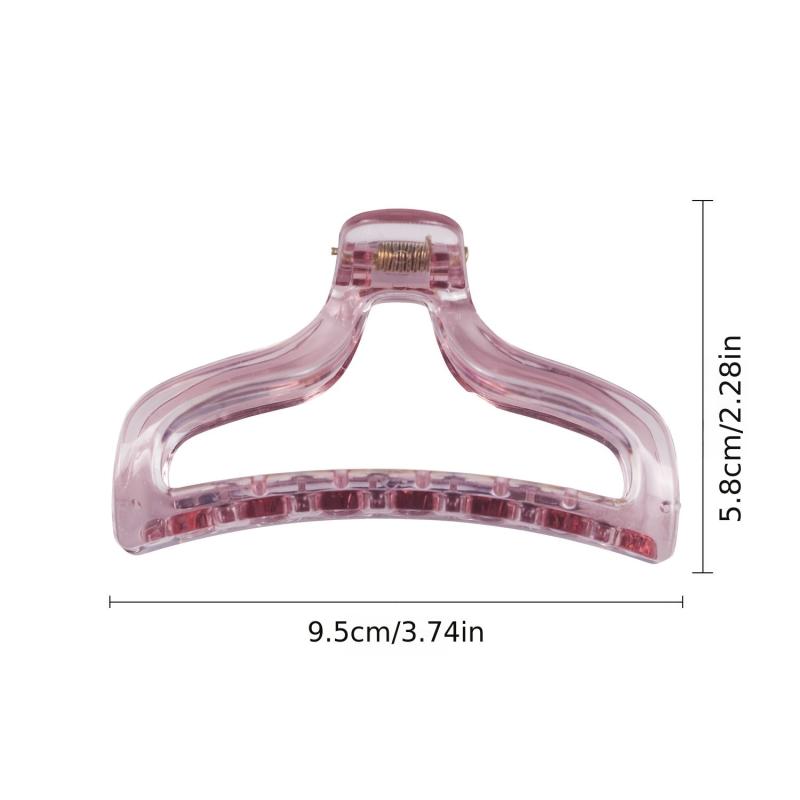 Acrylic Big Hair Claw Clips Strong Hold for Thick Hair
