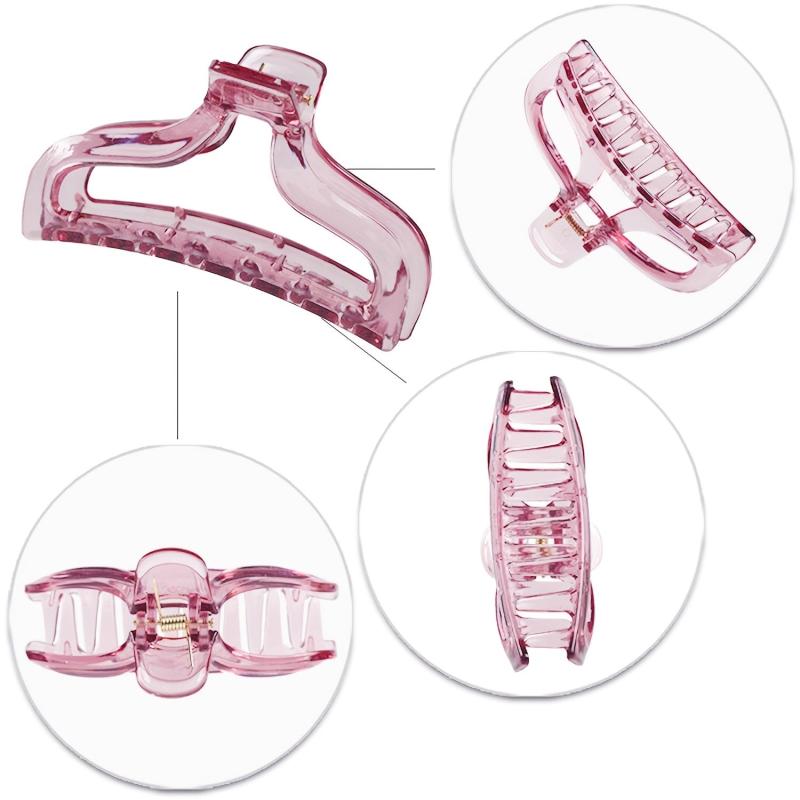 Acrylic Big Hair Claw Clips Strong Hold for Thick Hair