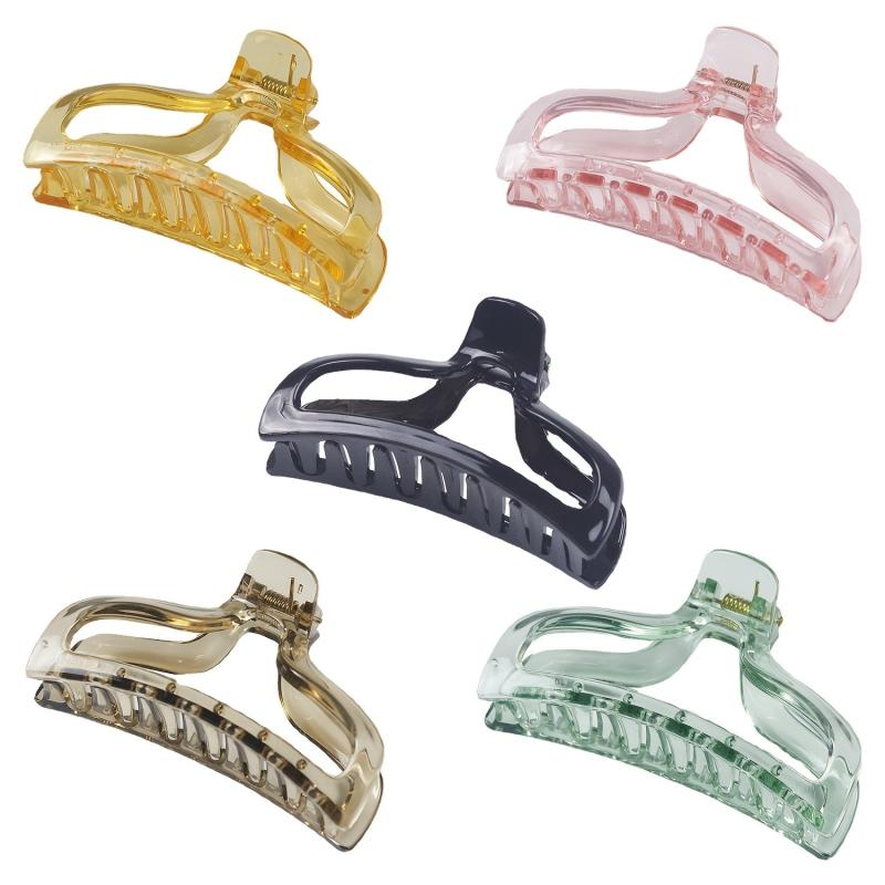 Acrylic Big Hair Claw Clips Strong Hold for Thick Hair