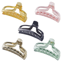 Acrylic Big Hair Claw Clips Strong Hold for Thick Hair