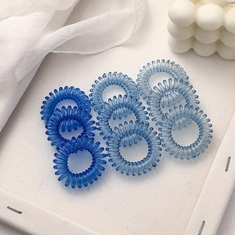 Candy Spiral Hair Tie Hair Ring No Crease Ponytail Holder