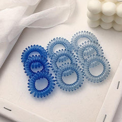 Candy Spiral Hair Tie Hair Ring No Crease Ponytail Holder
