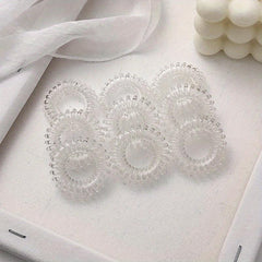 Candy Spiral Hair Tie Hair Ring No Crease Ponytail Holder
