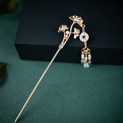 Ginkgo Leaf Hairpin Retro Hair Stick Women Hair Accessories