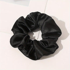 Silky Satin Scrunchies Hair Tie Ponytail Holder Hair Rope Women Girls Accessorie