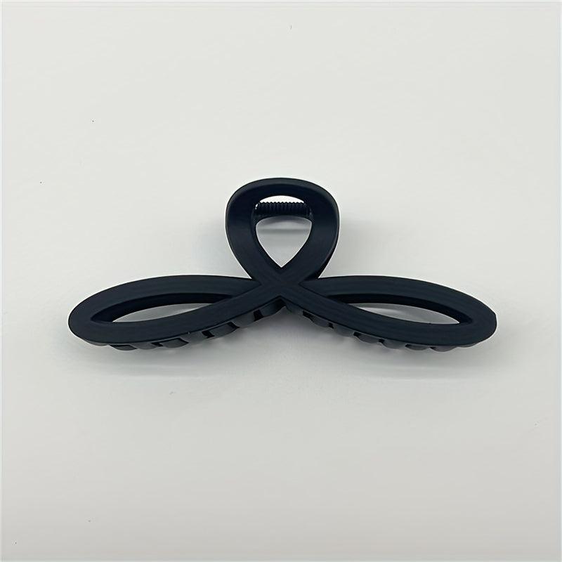 Frosted Clover Hair Claw Clip Strong Hold Grip Hair Jaw Clip