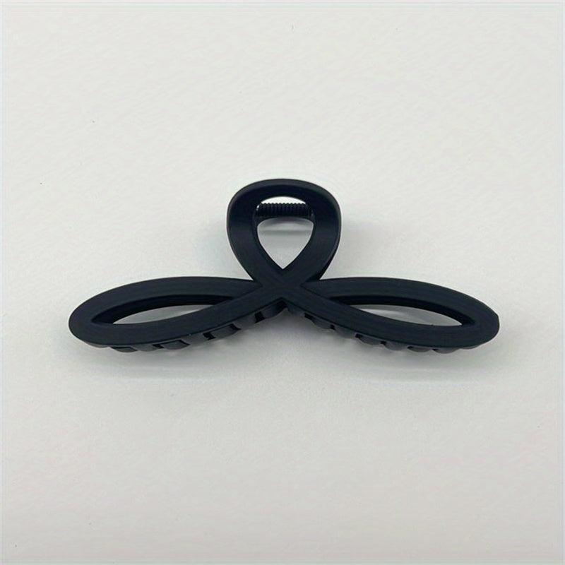 Frosted Clover Hair Claw Clip Strong Hold Grip Hair Jaw Clip