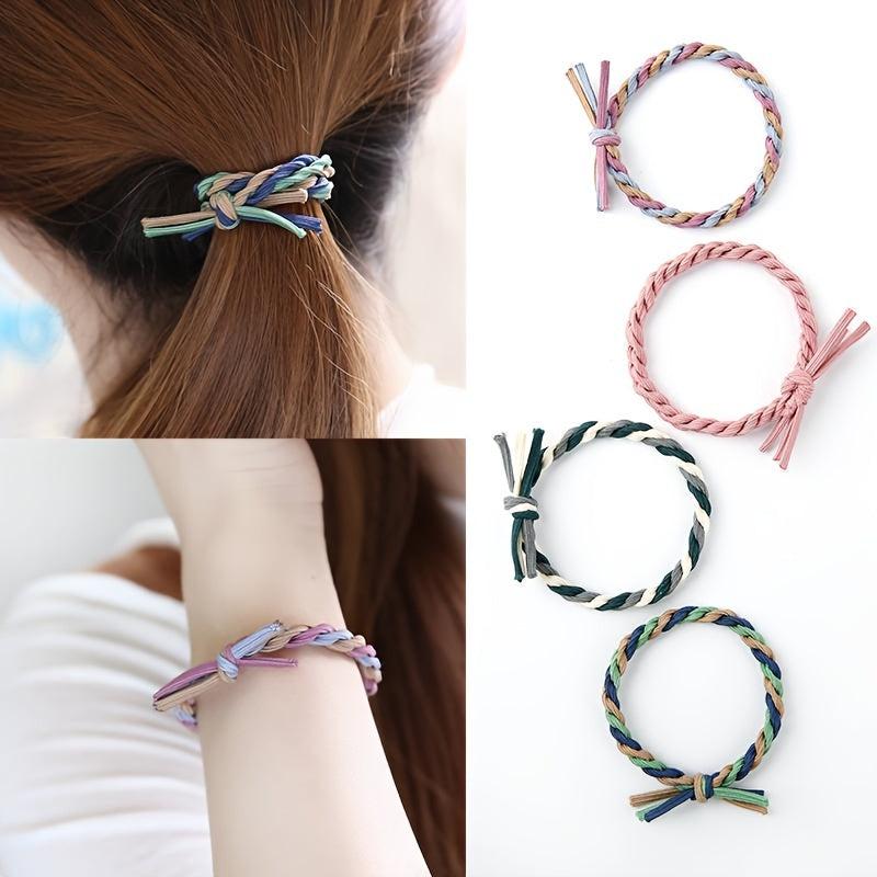 Wide Elastic Hair Ties for Women Girls - Soft Hair Accessories