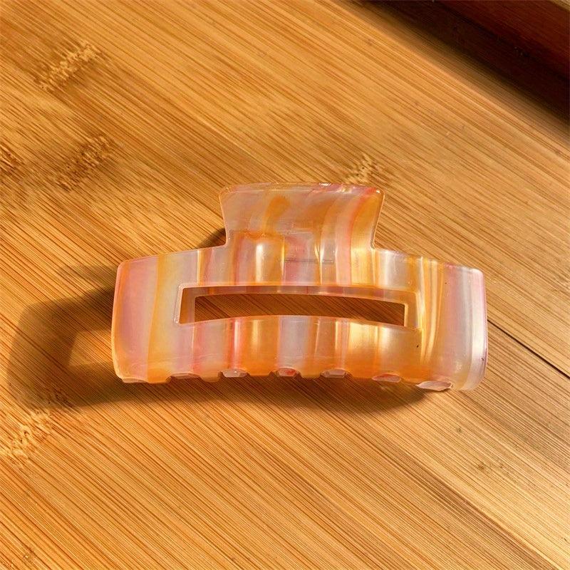 Large Acetic Acid Hair Claw Irregular Texture Women's Hair Accessory