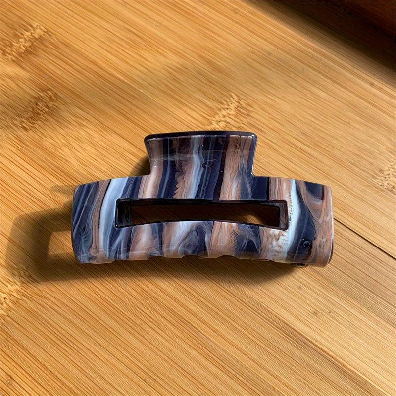 Large Acetic Acid Hair Claw Irregular Texture Women's Hair Accessory