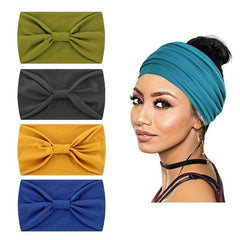 Tie Dye Women's Elastic Headband Yoga Exercise Face Wash Sweatband