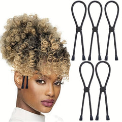 Adjustable Hair Tie For Curly Hair Ponytail Hair Rope