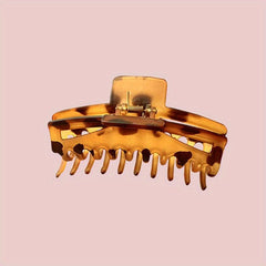 Jelly Resin Hair Claw Large Nonslip Ponytail Holder for Thick Long Hair