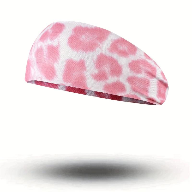 Leopard Print Headband Polka Dot Pattern Wide Hair Band