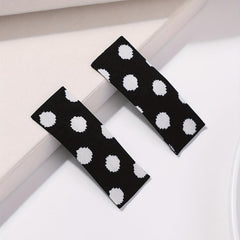 2pcs Polka Dot Snap Clip Hair Clip for Women Girls