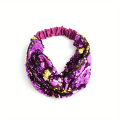 Colorful Criss Cross Headband Glitter Pride Month Headband Y2K