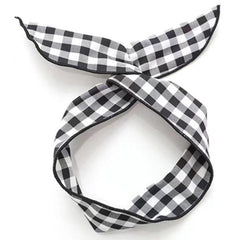 Vintage Bow Tie Rabbit Ear Headband Hair Accessory