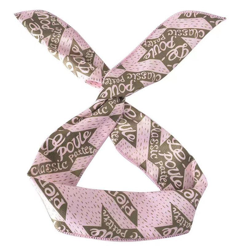 Vintage Bow Tie Rabbit Ear Headband Hair Accessory