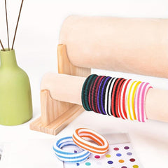 10pcs Elastic Hair Tie Thick Hair Rope Seamless Hair Ring Ponytail Holder