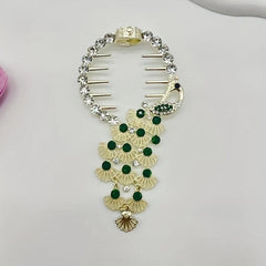 Peacock Rhinestone Hair Clip Ponytail Buckle Hair Claw Hair Accessories