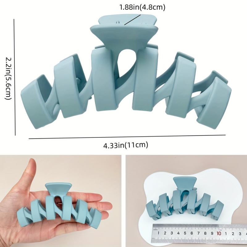 Frosted Twist Hair Claws for Girls Women Hair Accessories