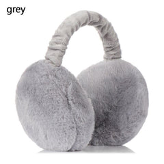 Soft Plush Ear Warmer Foldable Earmuffs for Winter Outdoor