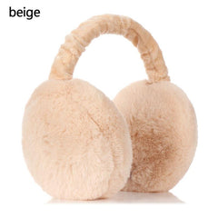 Soft Plush Ear Warmer Foldable Earmuffs for Winter Outdoor