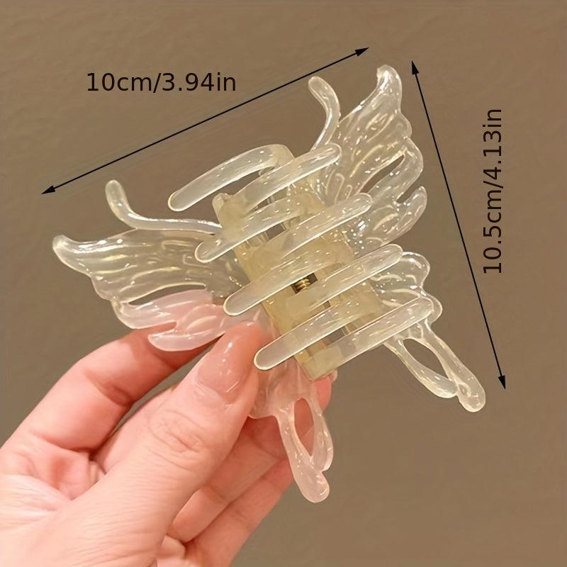 Acrylic Butterfly Hair Clip Large Hair Claw Back Head Hair Clip