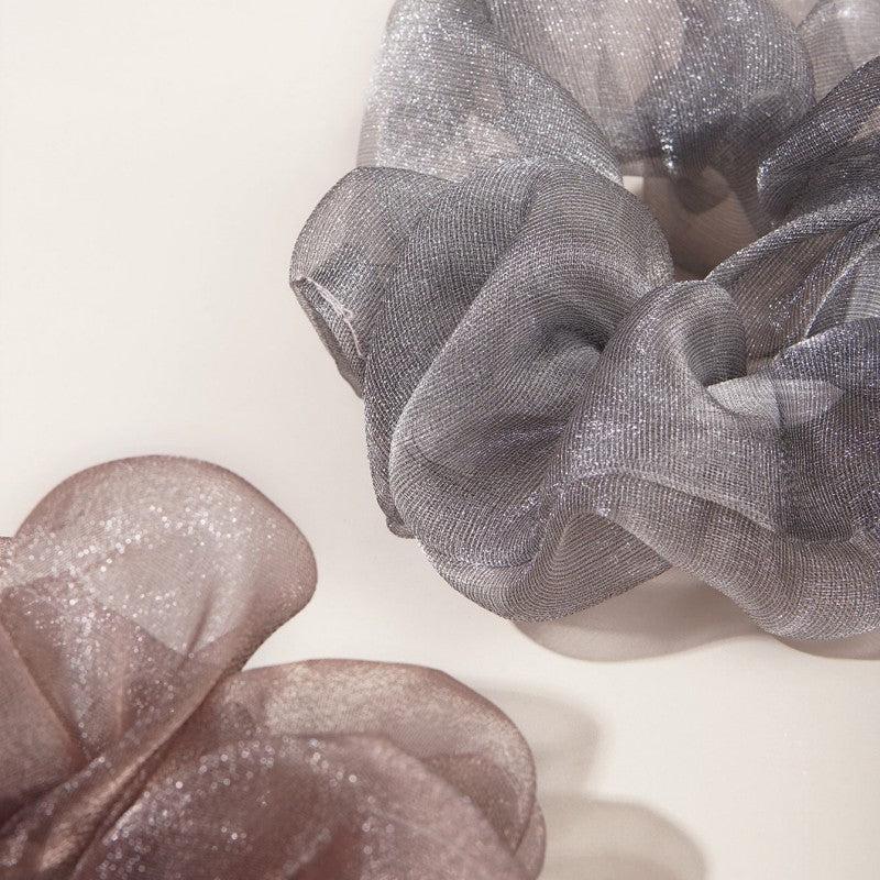 4pcs Oversized Satin Scrunchies for Thick Hair