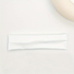 Soft Style Headband Stretchy Sports Sweatband For Running Yoga Solid Headdress