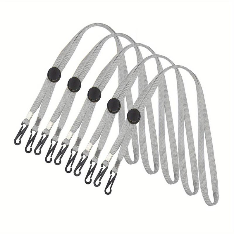 5pcs Hat Strap Clip Adjustable Windproof Chin Strap & Cap Retainers for Outdoor