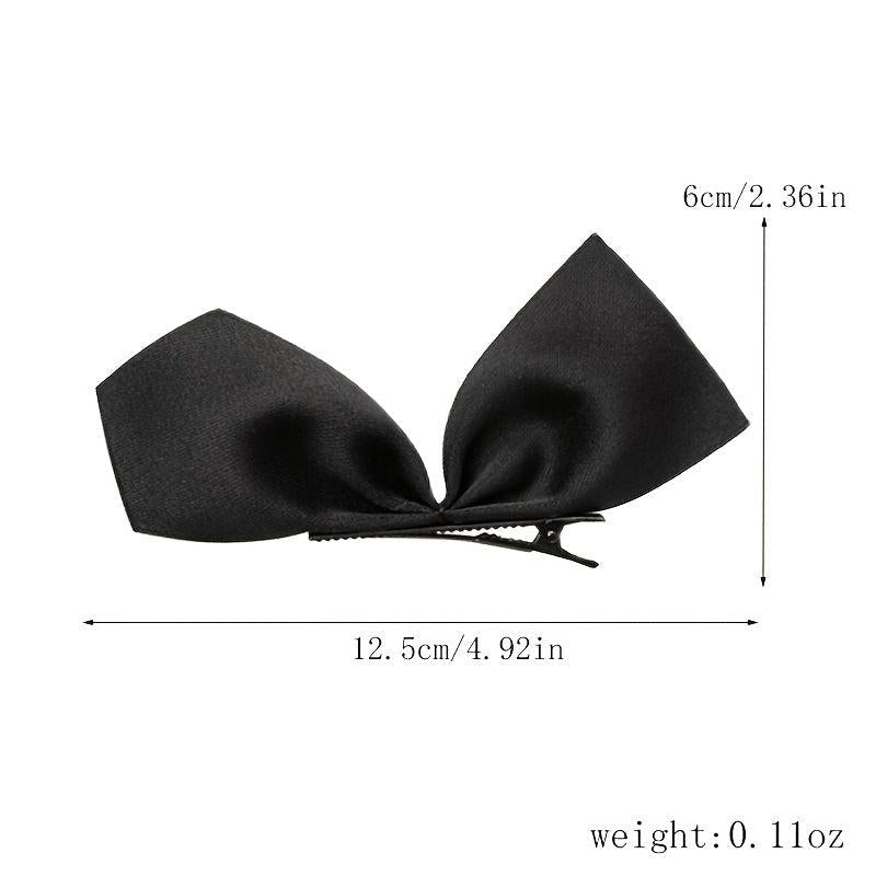 Bow French Barrette Solid Hair Clip Hairpin Daily Party Hair Accessories