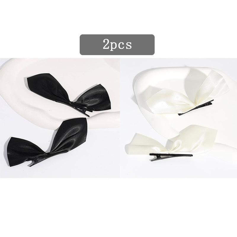Bow French Barrette Solid Hair Clip Hairpin Daily Party Hair Accessories