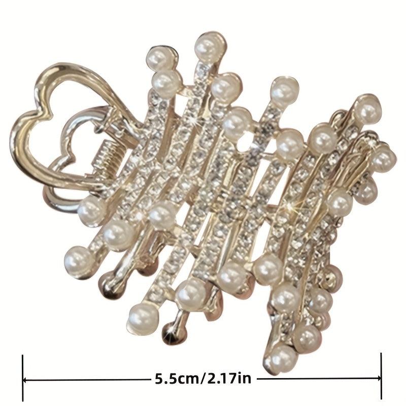 Glitter Rhinestone Hair Claw Clip for Women Girls