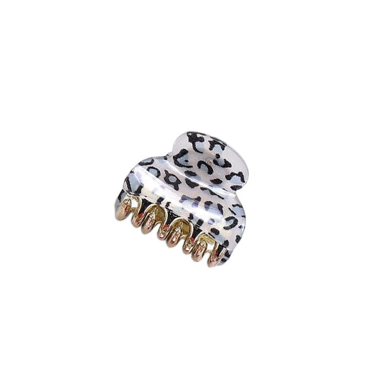 Leopard Pattern Hair Claw Women's Ponytail Hair Clip