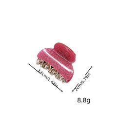 Leopard Pattern Hair Claw Women's Ponytail Hair Clip