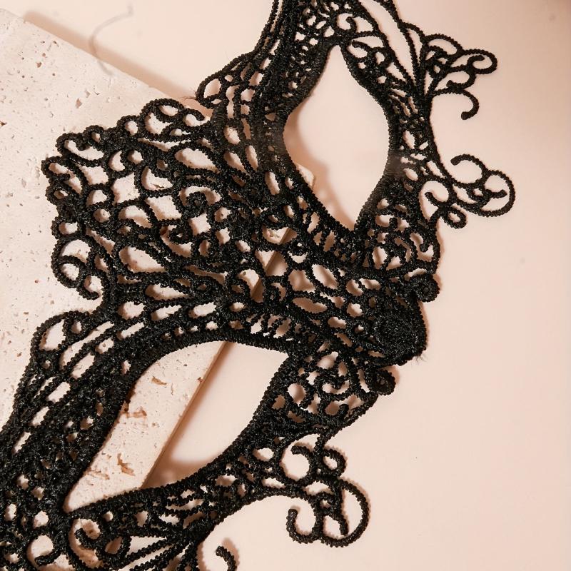 Lace Pop Prom Mask Punk Style Face Accessories