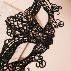 Lace Pop Prom Mask Punk Style Face Accessories