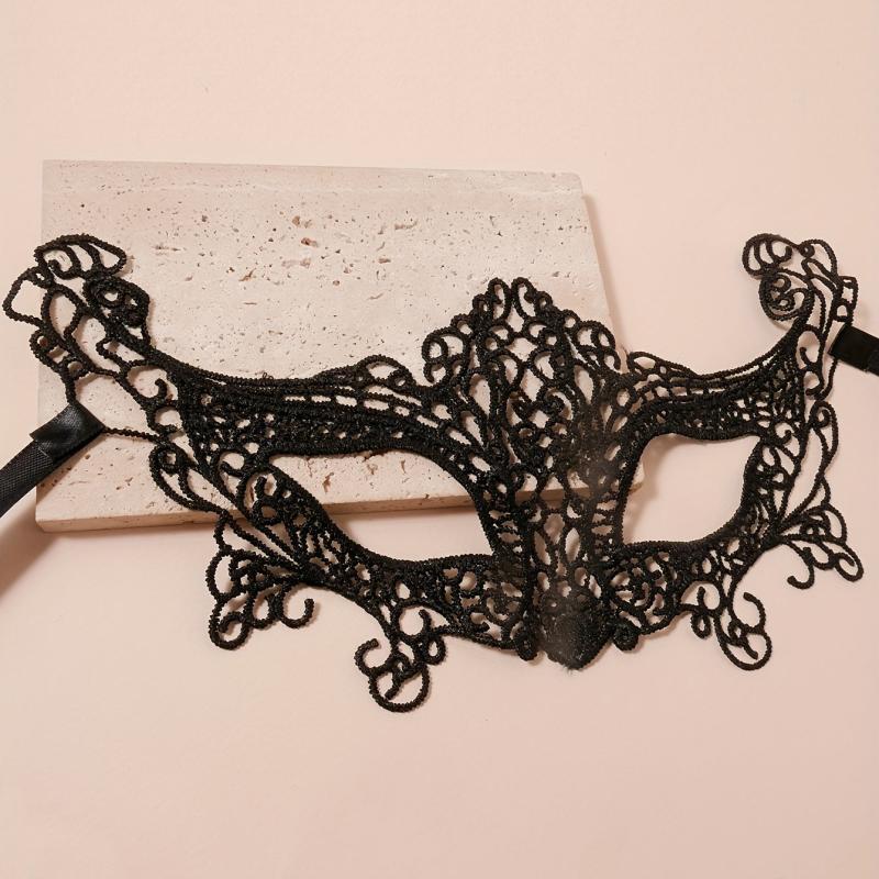 Lace Pop Prom Mask Punk Style Face Accessories