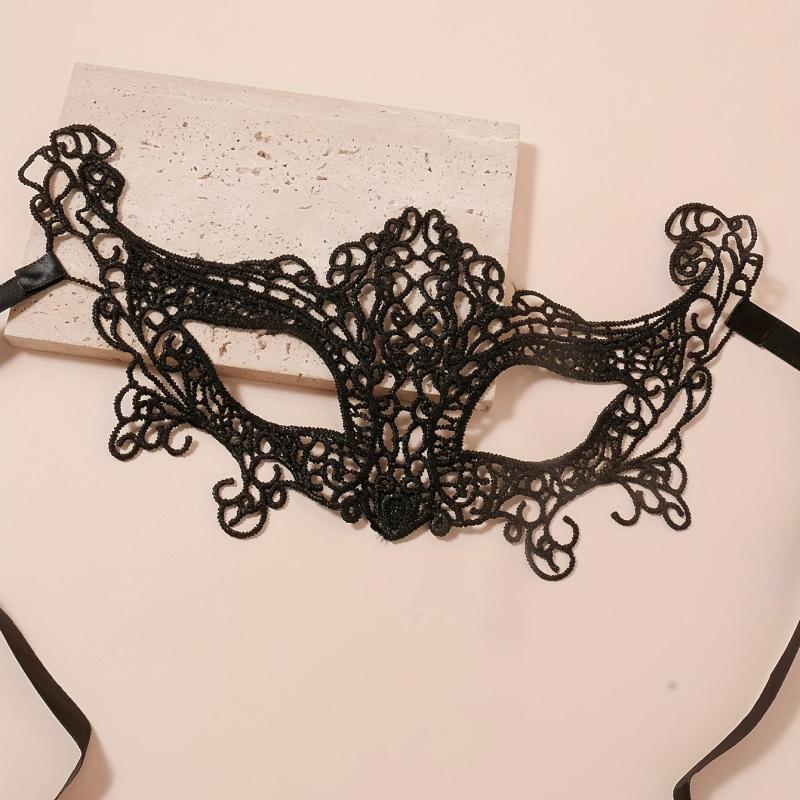 Lace Pop Prom Mask Punk Style Face Accessories