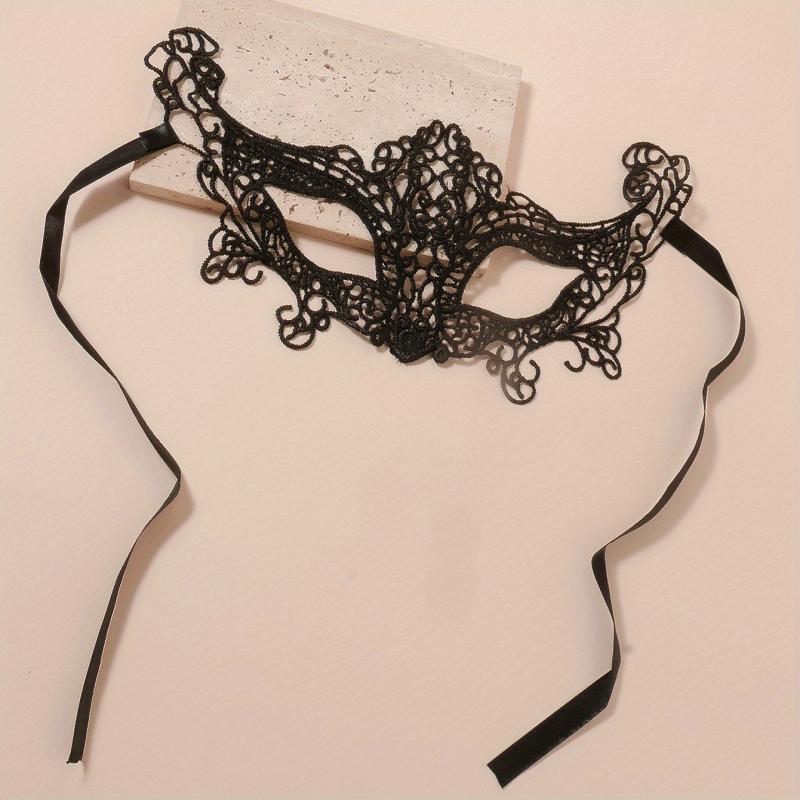 Lace Pop Prom Mask Punk Style Face Accessories