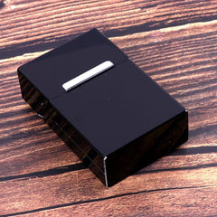Automatic Flip Aluminum Alloy Cigarette Box Metal Cigarette Case