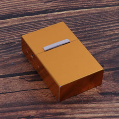 Automatic Flip Aluminum Alloy Cigarette Box Metal Cigarette Case