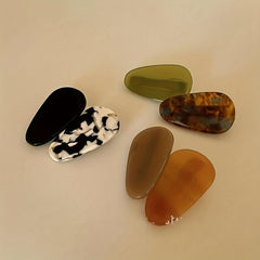 2pcs Acetate Hair Clip French Barrette Side Clip Bangs Clip