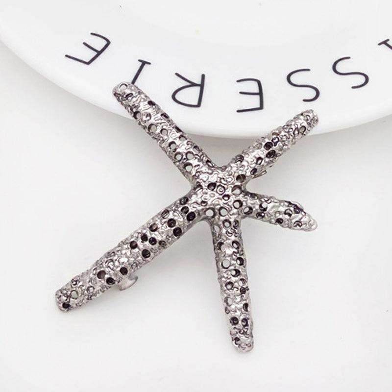 Star Hair Clips Metal Hair Barrettes Fashionable Hair Clip