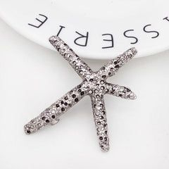 Star Hair Clips Metal Hair Barrettes Fashionable Hair Clip