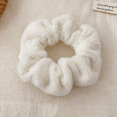Solid Colors Velvet Scrunchies Soft Hair Ties Ponytail Holders
