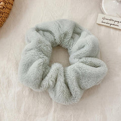 Solid Colors Velvet Scrunchies Soft Hair Ties Ponytail Holders