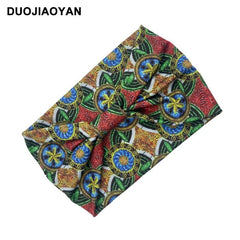 Butterfly Print Knotted Wide Headband Hair Accessories For Women