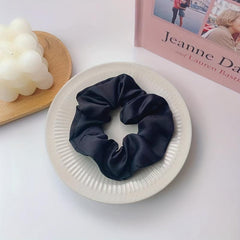 Minimalist Solid Scrunchie Non Slip Hair Tie